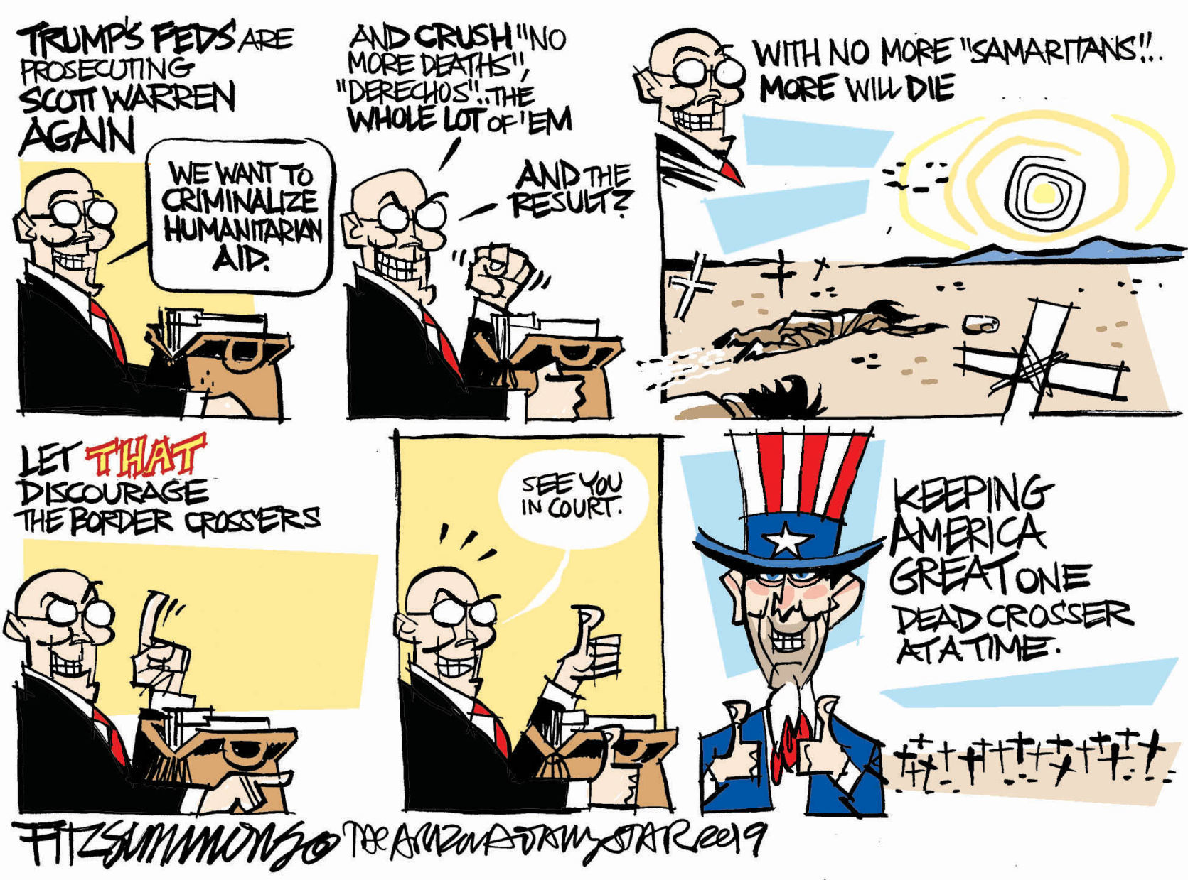 Daily Fitz Cartoon: Scott Warren